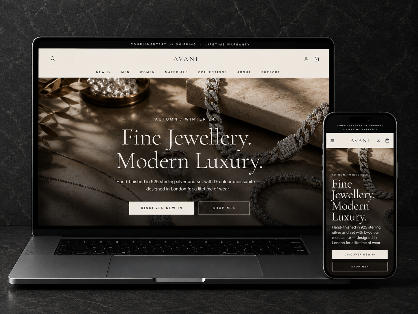 Fine Jewellery Website
